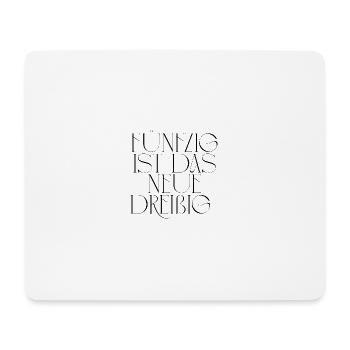 50e anniversaire - 50 ans est le nouveau 30 ! - Tapis de souris (format paysage) - blanc - Devant