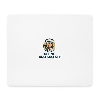 Kleine Küchenchefin Logo Design - Mousepad (Querformat) - Weiß - Vorne