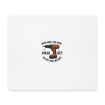 Wenn ich es nicht reparieren kann, ist es nicht kaputt. - Mousepad (Querformat) - Weiß - Vorne