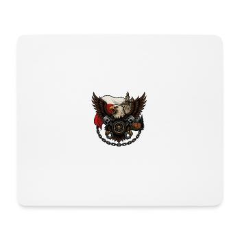 Eagle Rider – Road Freedom Spirit - Tapis de souris (format paysage) - blanc - Devant