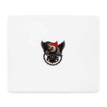 Eagle Rider – Wild Biker Spirit - Tapis de souris (format paysage) - blanc - Devant