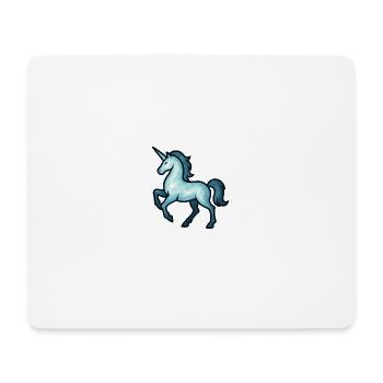 Soul Animal and Guardian Being: Unicorn - Mouse Pad (horizontal) - white - Front