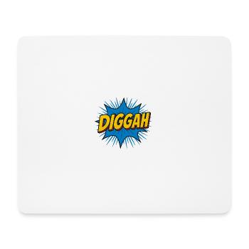 Titre de l’abri de style bande dessinée - Tapis de souris (format paysage) - blanc - Devant
