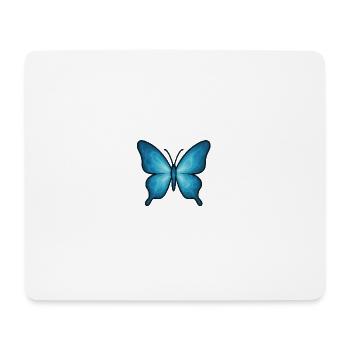 Soul Animal and Guardian Being: Butterfly - Mouse Pad (horizontal) - white - Front