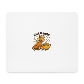 Puissance du petit-déjeuner Haferlinger - Tapis de souris (format paysage) - blanc - Devant