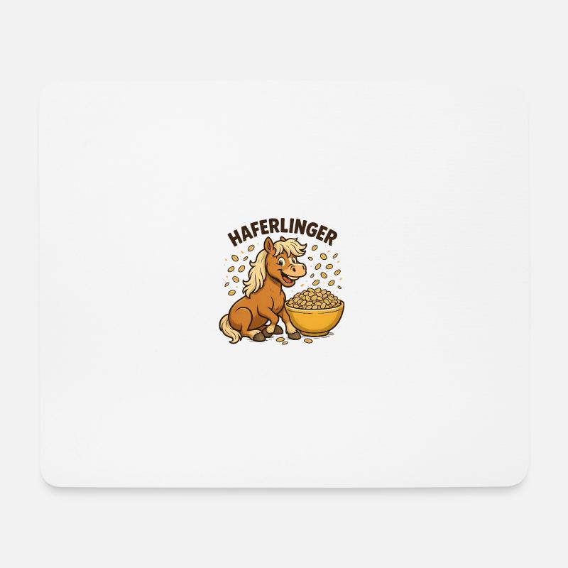 Haferlinger breakfast power - Mouse Pad (horizontal) - white
