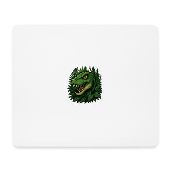 T-Rex - Mousepad (Querformat) - Weiß - Vorne