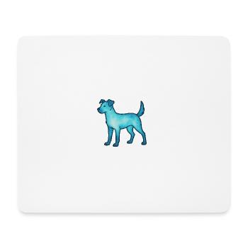 Soul Animal and Guardian Being: Terrier - Mouse Pad (horizontal) - white - Front