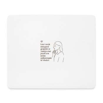 Personal Learning Suggestion Illustration - Mouse Pad (horizontal) - white - Front