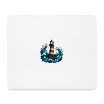 lighthouse - Mouse Pad (horizontal) - white - Front