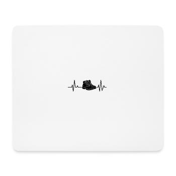  Heartbeat of Adventure - Mousepad (Querformat) - Weiß - Vorne