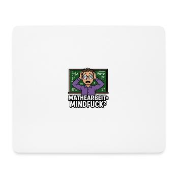 Math stress teacher - Mouse Pad (horizontal) - white - Front