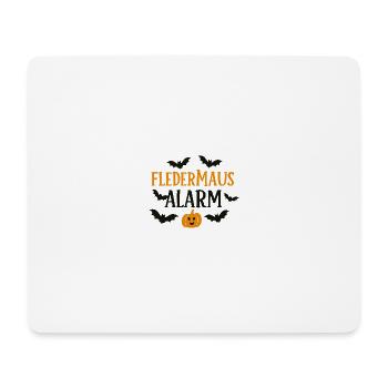Bat Pumpkin Alarm Design - Mouse Pad (horizontal) - white - Front