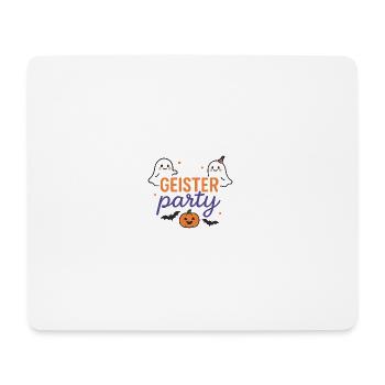 Halloween Ghosts Party Design - Mouse Pad (horizontal) - white - Front