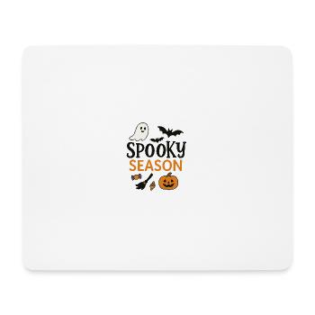 Illustration effrayante de la saison d’Halloween - Tapis de souris (format paysage) - blanc - Devant