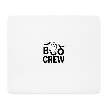 Halloween design with ghost and bats - Mouse Pad (horizontal) - white - Front