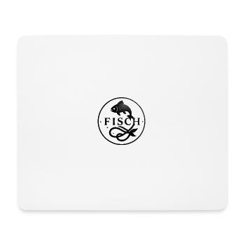 Pisces Circle Zodiac Sign - Mouse Pad (horizontal) - white - Front