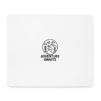 Adventure Calls Mountain Landscape - Mouse Pad (horizontal) - white - Front