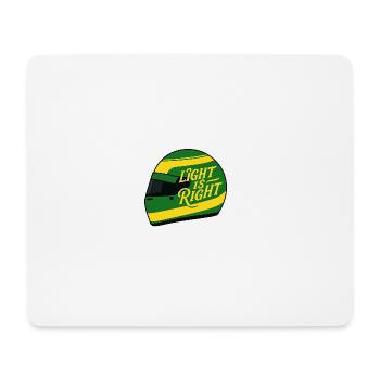 Light is right - Tapis de souris (format paysage) - blanc - Devant