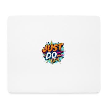 Explosive Pop-Art-Motivation - Mousepad (Querformat) - Weiß - Vorne
