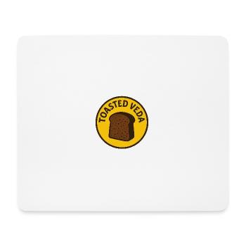 Insigne de pain Veda grillé - Tapis de souris (format paysage) - blanc - Devant