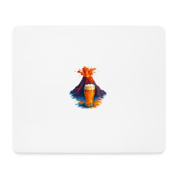 Vulkan Beer Art Watercolors - Mouse Pad (horizontal) - white - Front