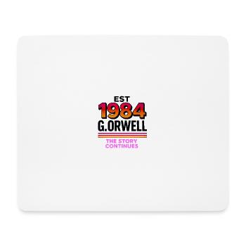 Est 1984 The Story Continued Retro - Mouse Pad (horizontal) - white - Front