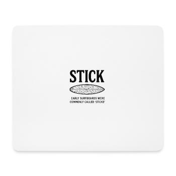 Frühe Surfboards Sticks - Mousepad (Querformat) - Weiß - Vorne