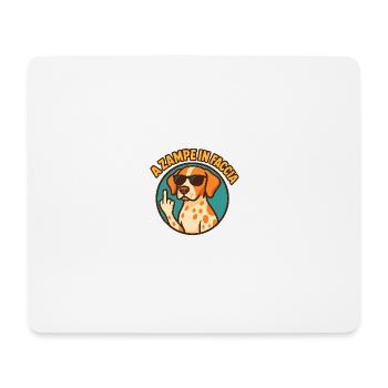 With paws in the face - Mouse Pad (horizontal) - white - Front