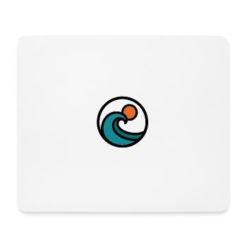 Ozean Geist - Tapis de souris (format paysage) - blanc - Devant