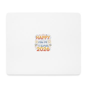 Happy New Year 2026  - Mouse Pad (horizontal) - white - Front