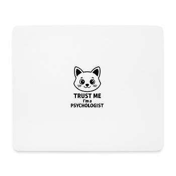 TRUST ME I'M A PSYCHOLOGIST - Tapis de souris (format paysage) - blanc - Devant