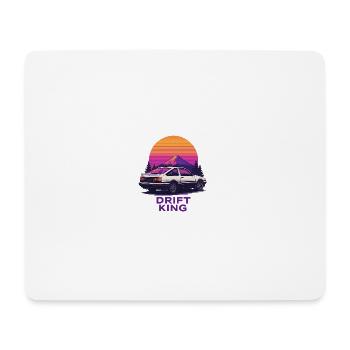 Drift König Sonnenuntergang Berg - Mousepad (Querformat) - Weiß - Vorne