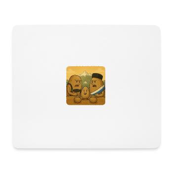 Potato Family Conflict - Mouse Pad (horizontal) - white - Front