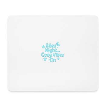 Silen Night Neon Cozy Vibes - Mousepad (Querformat) - Weiß - Vorne