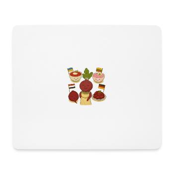 beetroot - Mouse Pad (horizontal) - white - Front