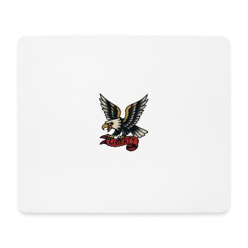 Liberty Eagle in tattoo style - Mouse Pad (horizontal) - white - Front
