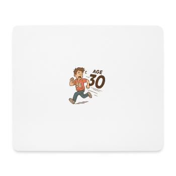 Geboren 1996 – Nicht bereit für 30 - Mousepad (Querformat) - Weiß - Vorne