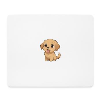 Chien - Tapis de souris (format paysage) - blanc - Devant