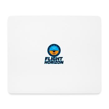 Flight Horizon Logo - Mousepad (Querformat) - Weiß - Vorne