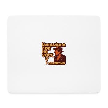 L'emozione non ha voce - Mousepad (Querformat) - Weiß - Vorne