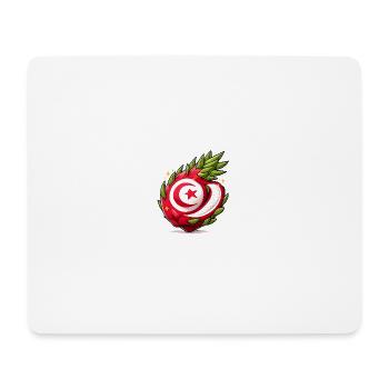 Tunisian Fruit Heart Pattern - Mouse Pad (horizontal) - white - Front