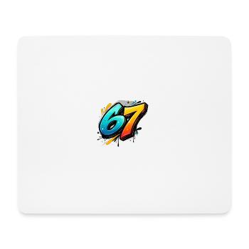 Graffiti 67 Color Explosion - Mouse Pad (horizontal) - white - Front