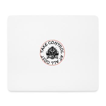 K3NZILAR Emblème Powerlift - Tapis de souris (format paysage) - blanc - Devant