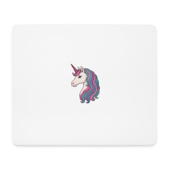 Pastel Unicorn Mane Delight - Mouse Pad (horizontal) - white - Front
