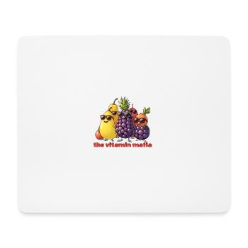 Vitamin Mafia Fruit Troop - Mouse Pad (horizontal) - white - Front