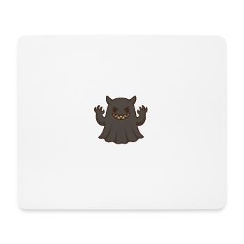 Kawaii monster with a mischievous smile - Mouse Pad (horizontal) - white - Front