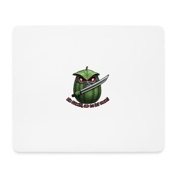 Watermelon Ninja Blade - Mouse Pad (horizontal) - white - Front