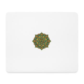Bunte Mandala – Harmonie und Gleichgewicht - Mousepad (Querformat) - Weiß - Vorne