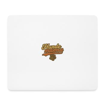 Hundemama Vintage Pfoten - Mousepad (Querformat) - Weiß - Vorne